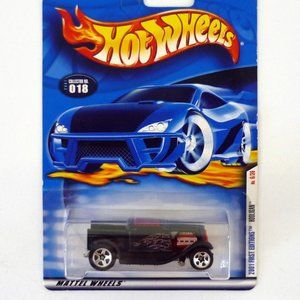 Hot Wheels Hooligan #018 First Editions 6/36 Black Die-Cast Car 2001